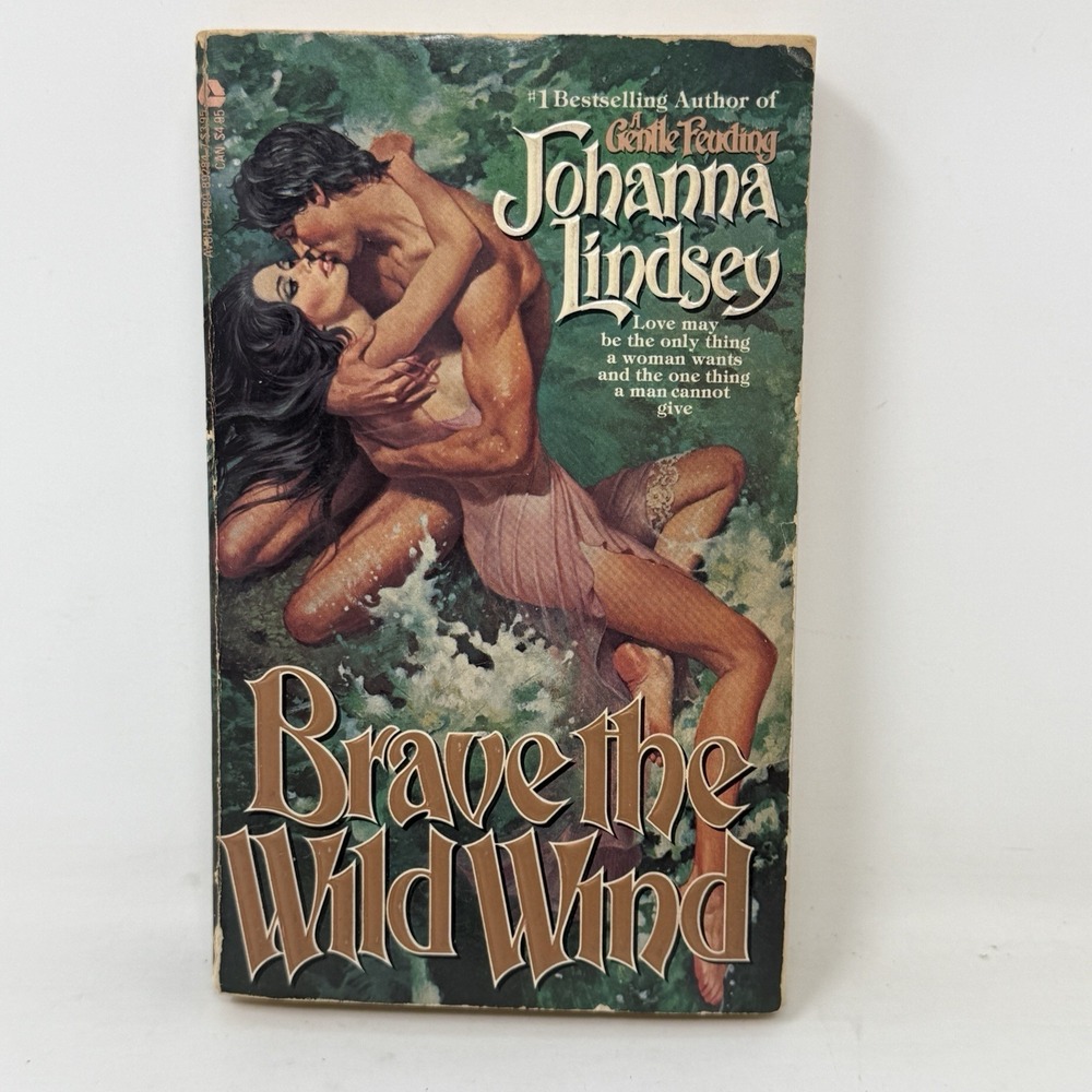 Brave the Wild Wind by Johanna Lindsey (1985 signet) Paperback